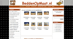 Desktop Screenshot of beddenopmaat.nl