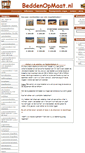 Mobile Screenshot of beddenopmaat.nl